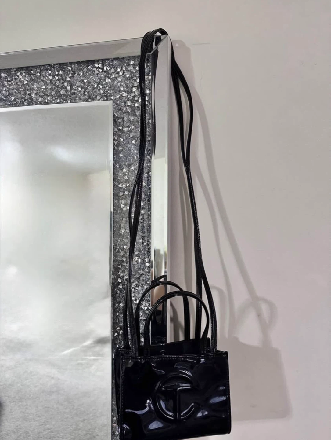 Telfar Small Black Patent Bag - photo 2