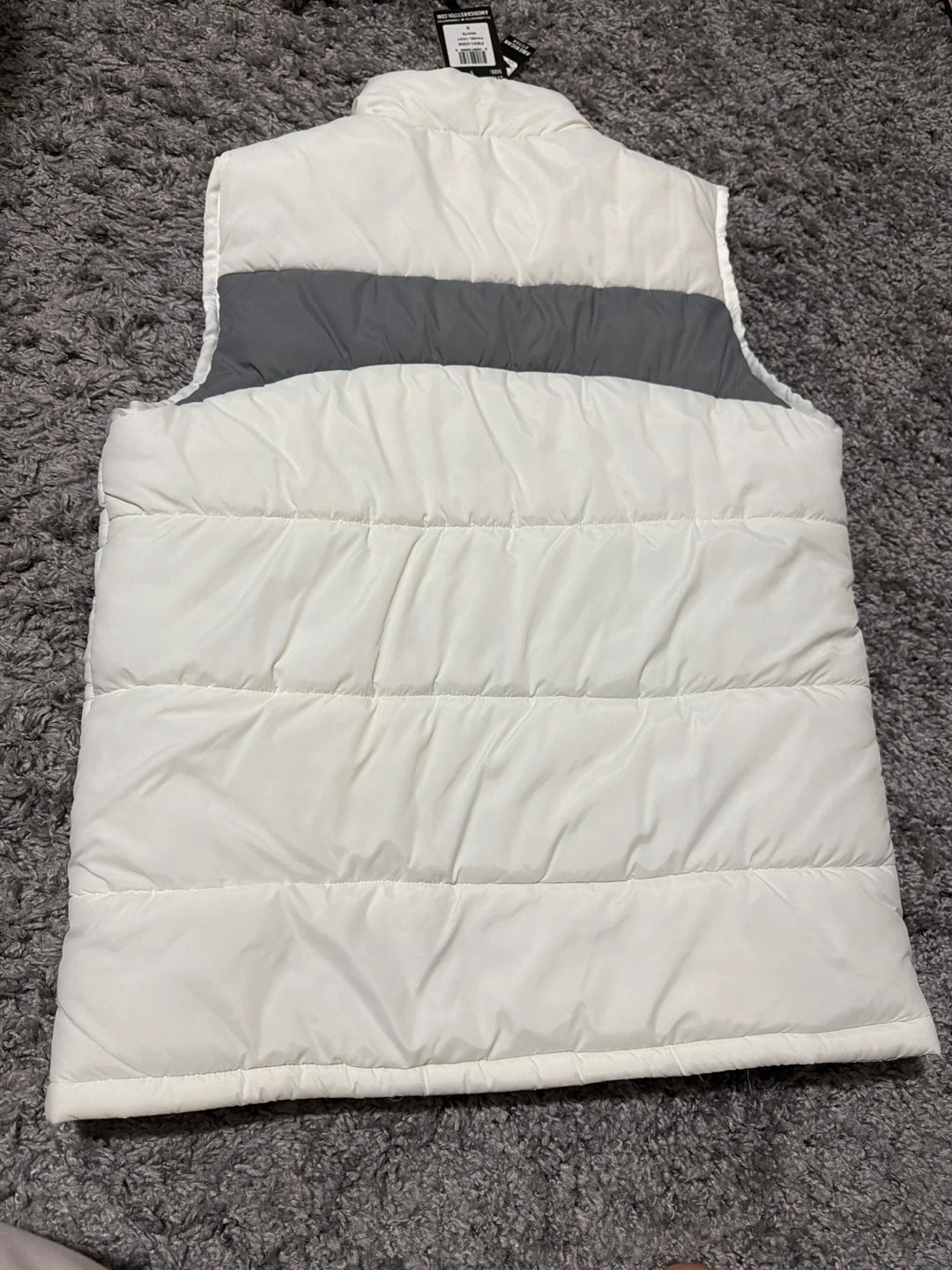 American Stitch White Panel Vest Size S - photo 2