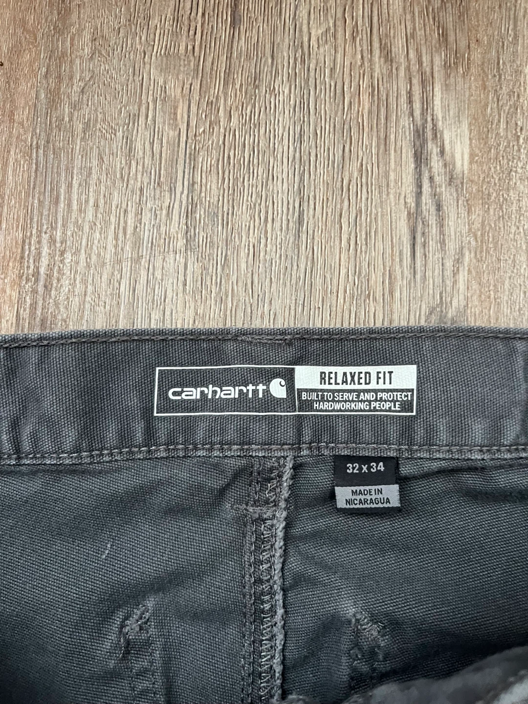 Carhartt Relaxed Fit Work Pants 32x34 Grey - photo 4