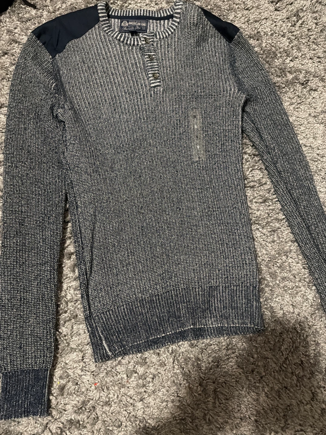American Rag Men's Henley Sweater