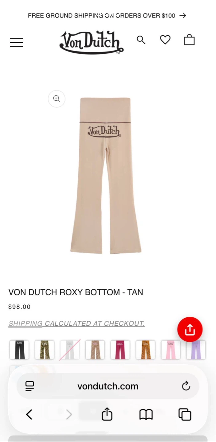Von Dutch Tan Velour Tracksuit Set - photo 5