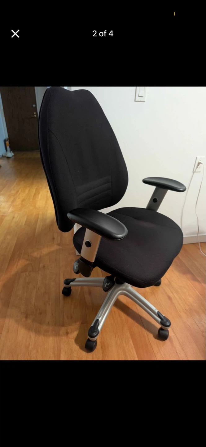 Staples Multi-Function Task Chair - Black - photo 3