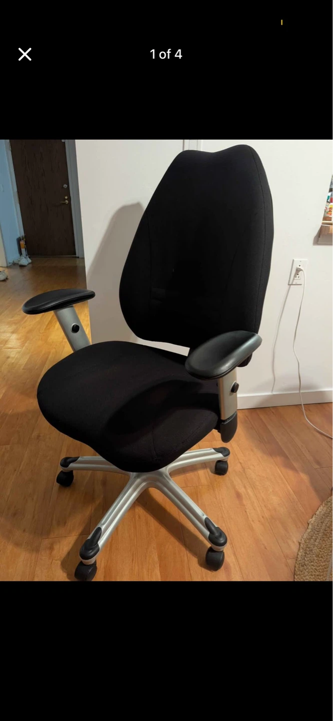 Staples Multi-Function Task Chair - Black - photo 2