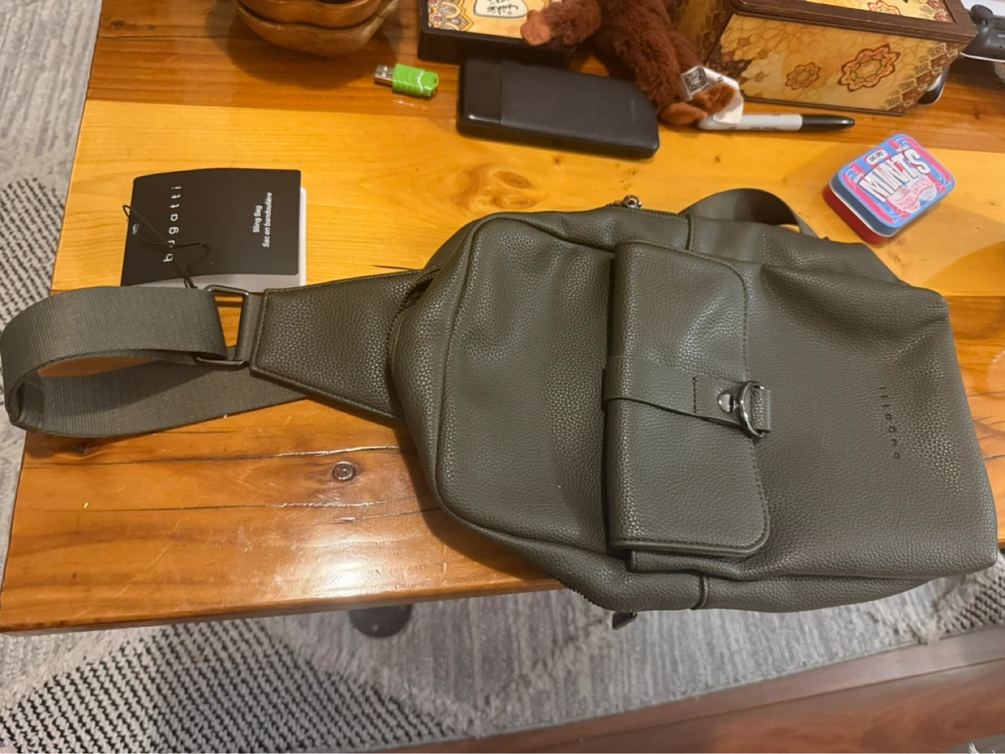 Bugatti Sling Bag - Olive Green - photo 2