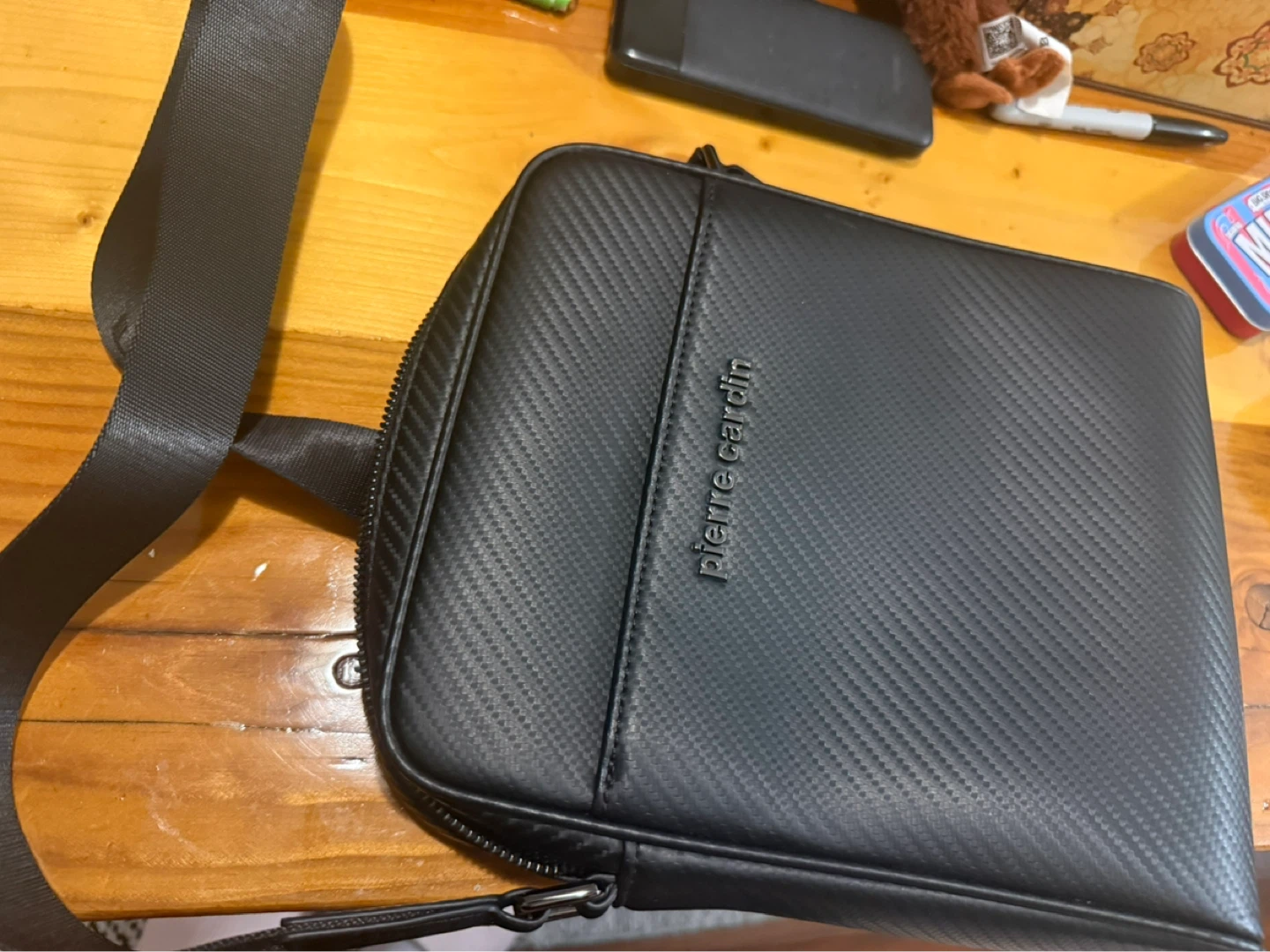 Pierre Cardin Black Crossbody Bag