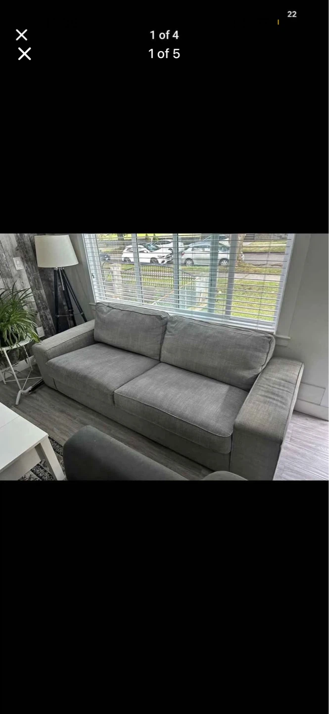 3 Seater IKEA Kivik Sofa - photo 3