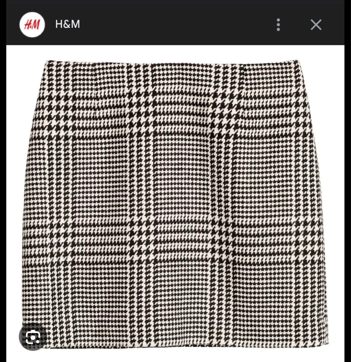 H&M Houndstooth Mini Skirt - photo 2
