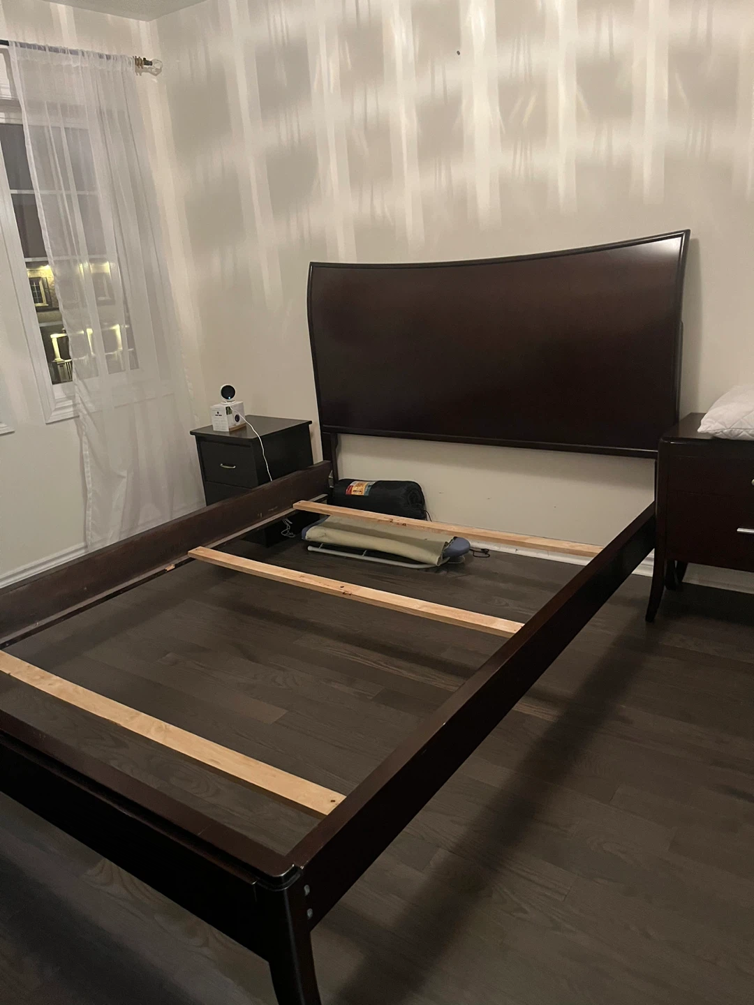 Dark Brown Queen Bed Frame