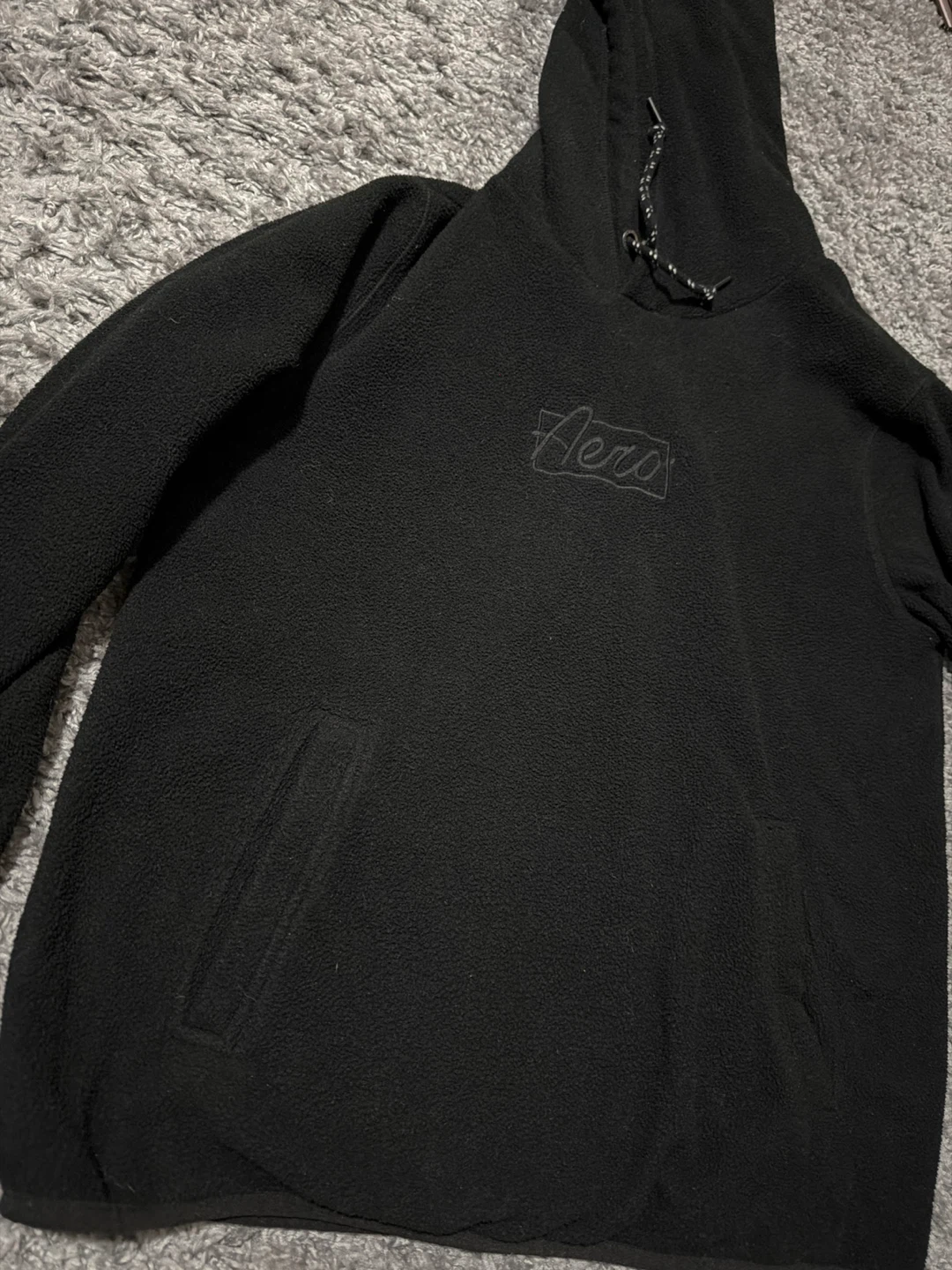 AERO Black Fleece Hoodie