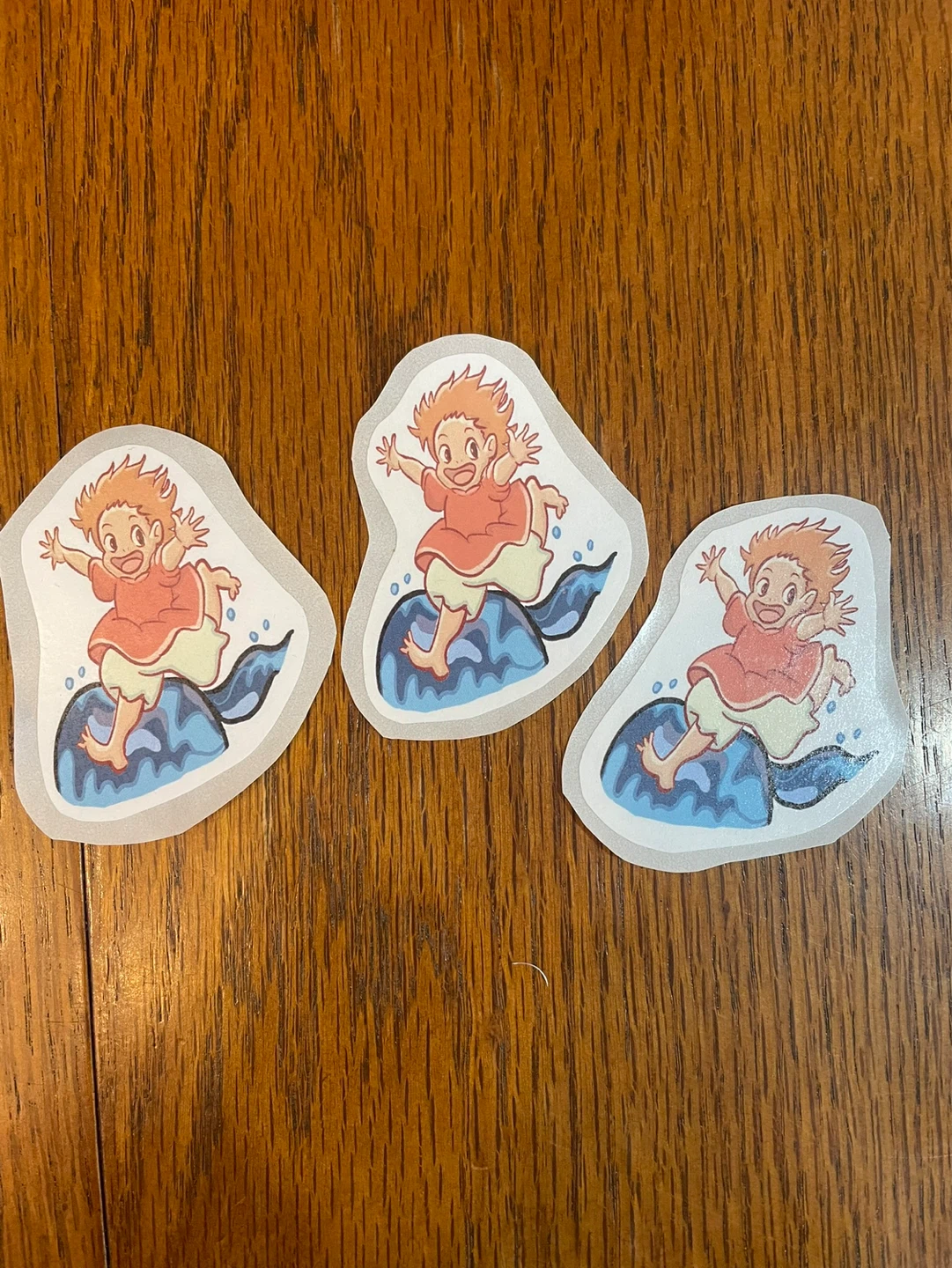 Studio Ghibli Ponyo Stickers (Set of 3)