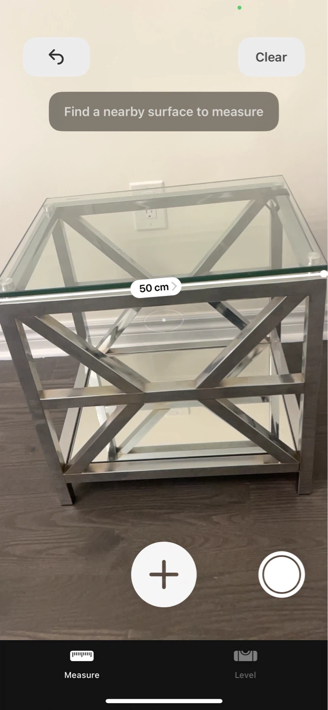 Set of 2 Modern Glass & Chrome End Tables - photo 4