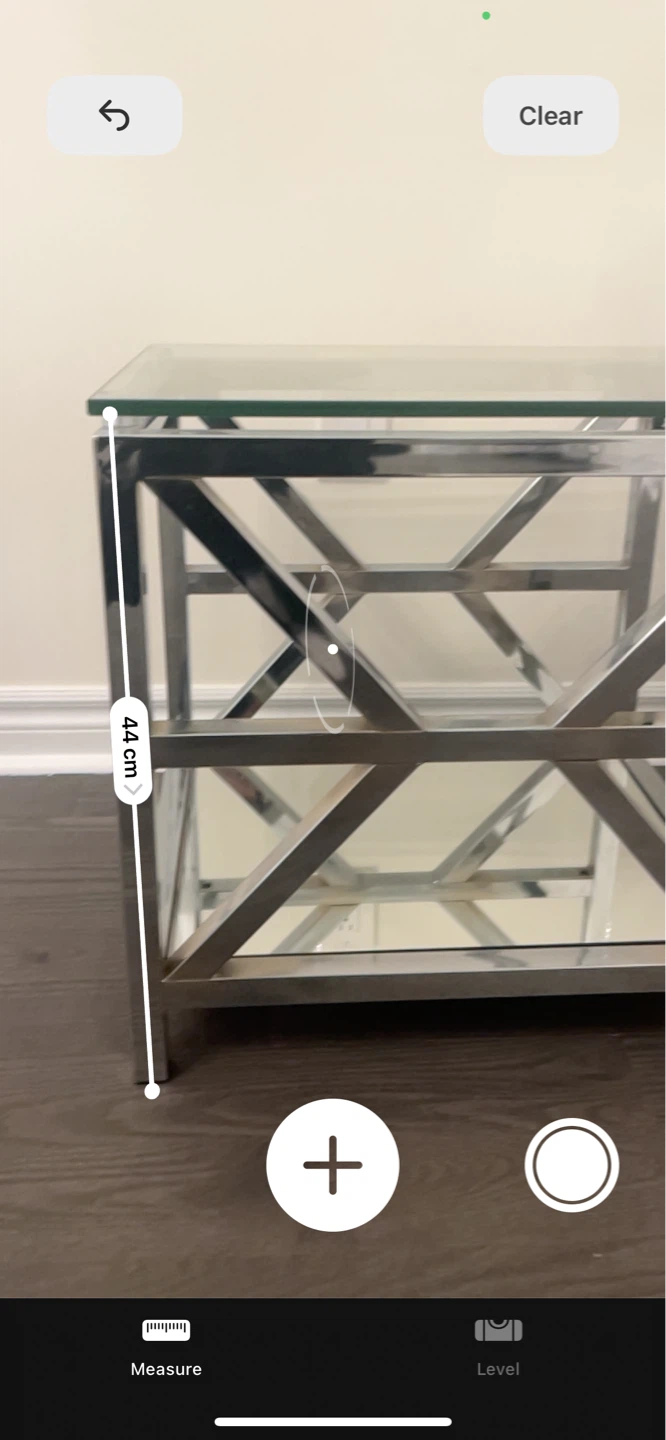 Set of 2 Modern Glass & Chrome End Tables - photo 3