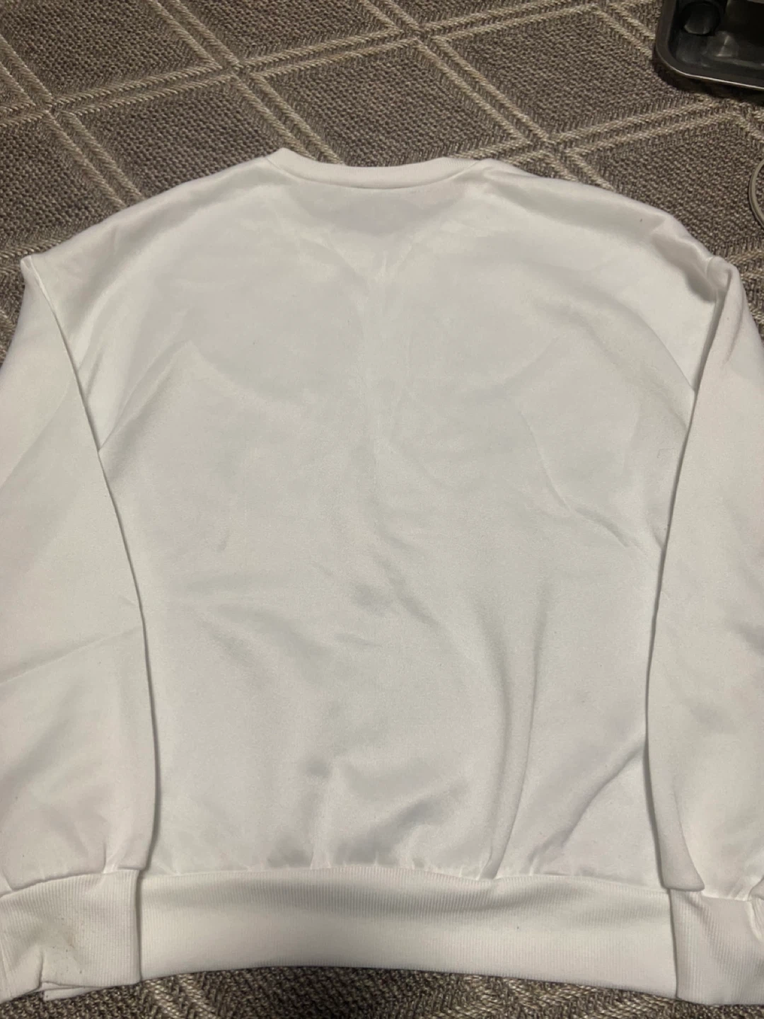 White 'New York Brooklyn 1898' Sweatshirt Size S - photo 2