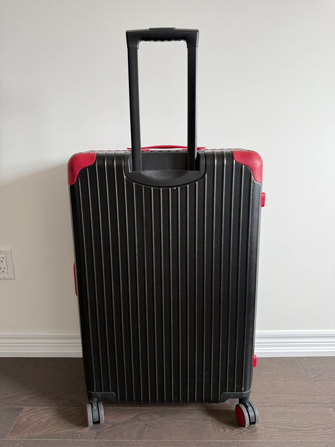 Black Suitcase with Red Accents - photo 2