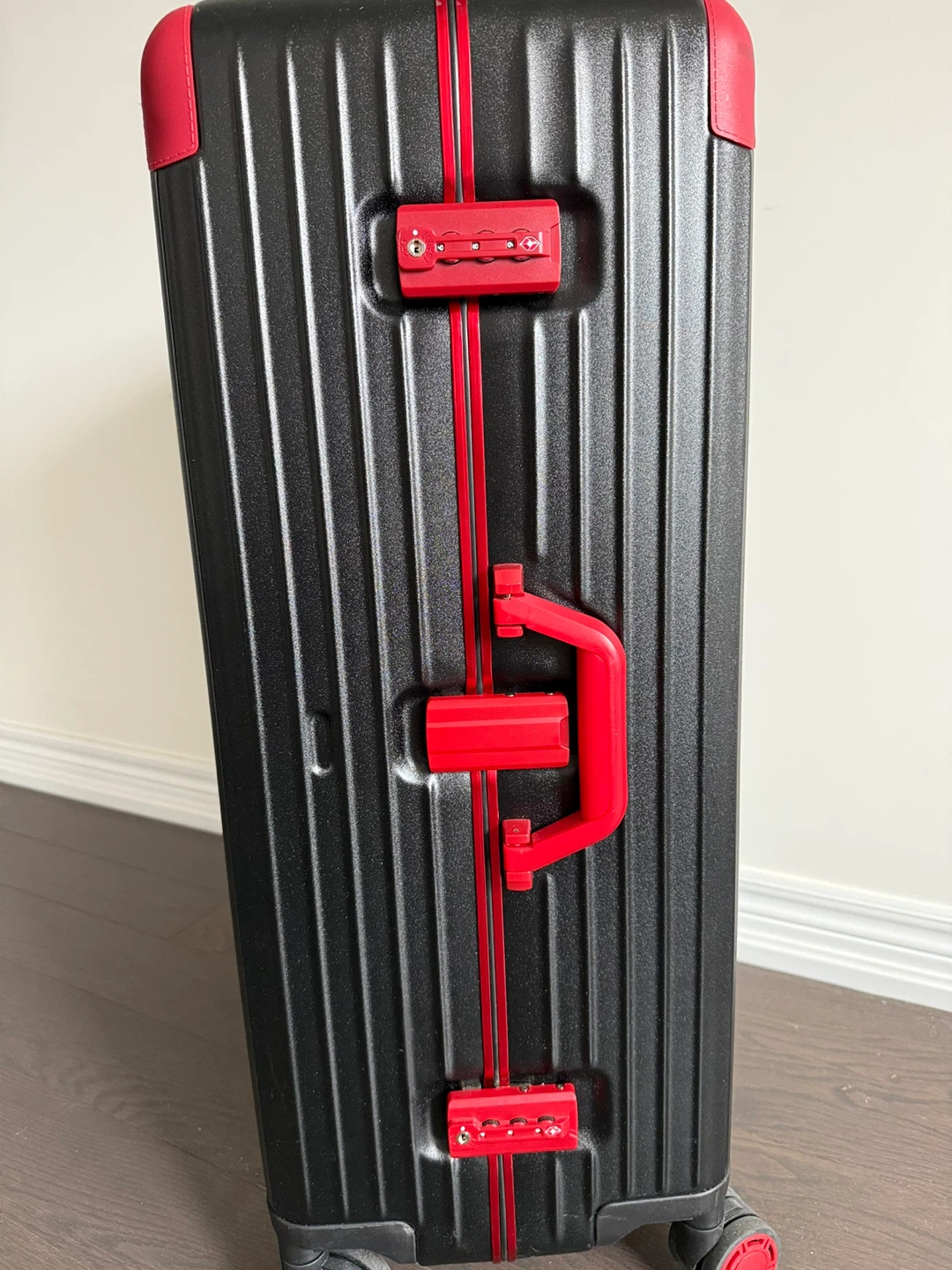 Black Suitcase with Red Accents - photo 3