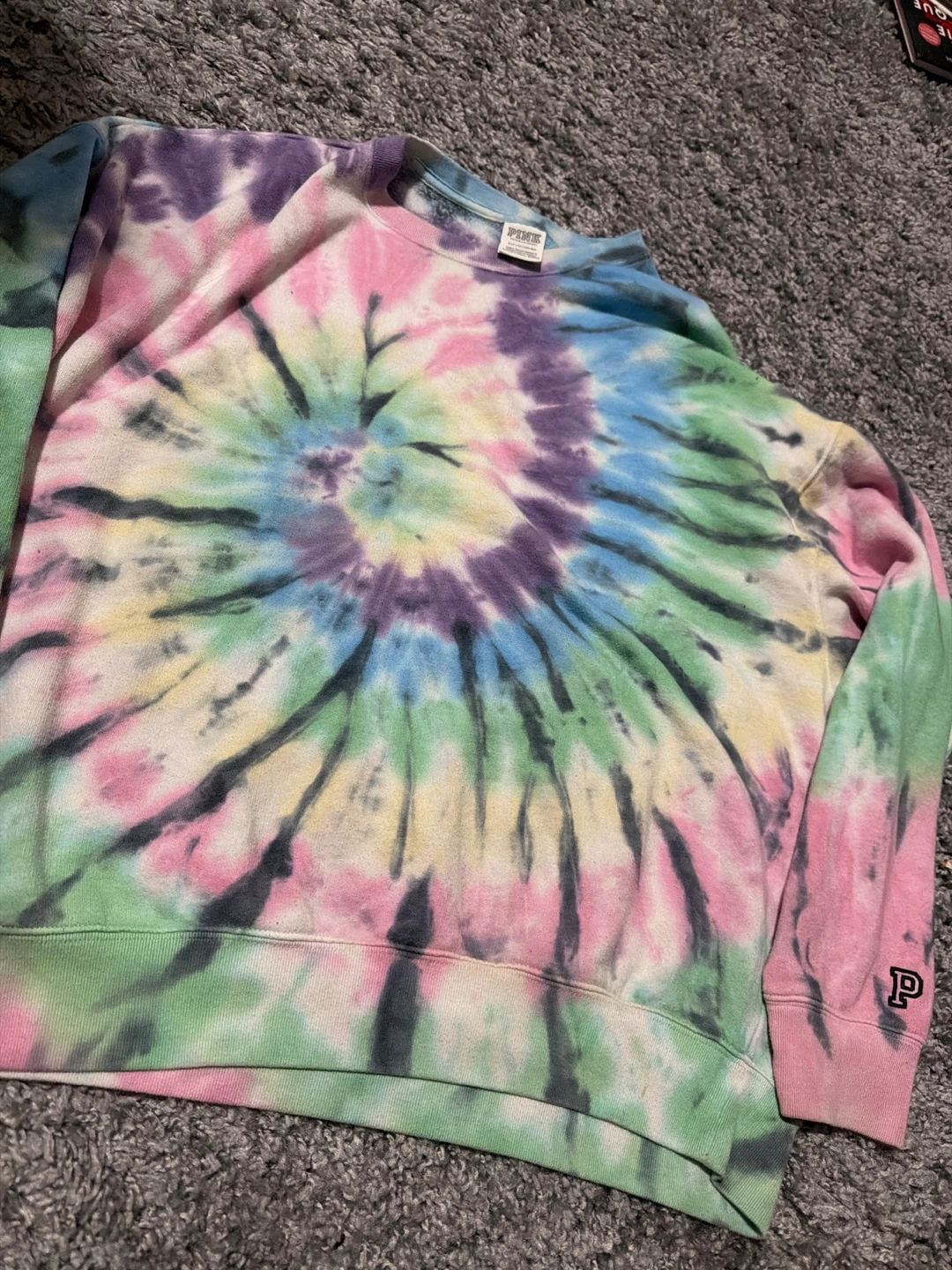 PINK by Victoria's Secret Tie-Dye Crewneck Sweatshirt