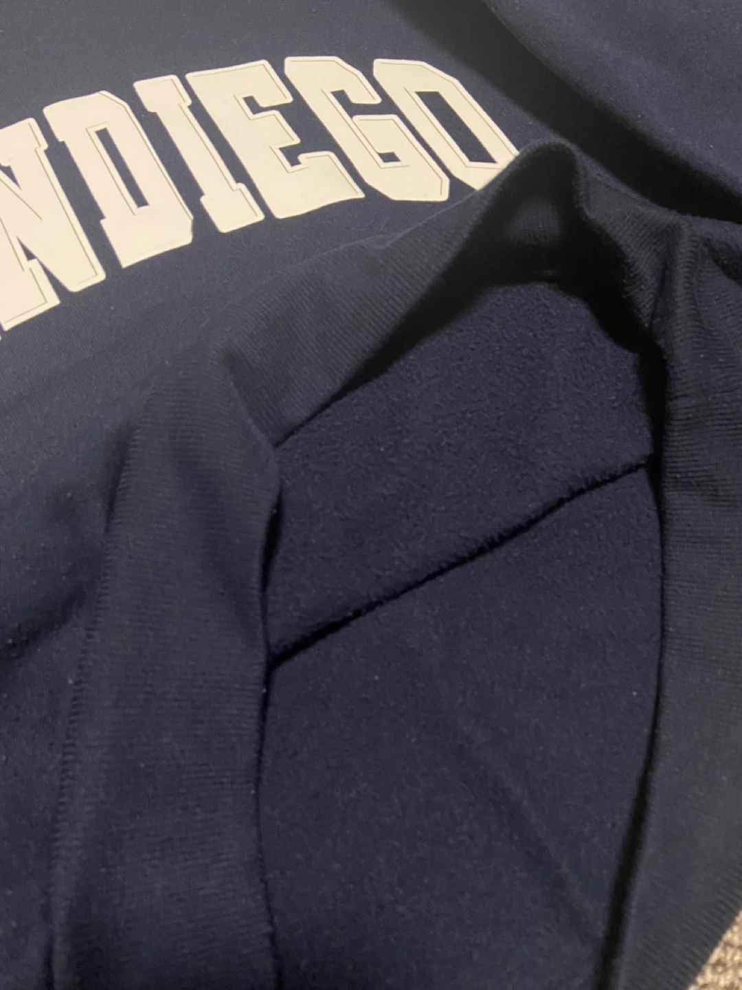 Navy Blue "San Diego" Sweatshirt - Size XS - photo 4