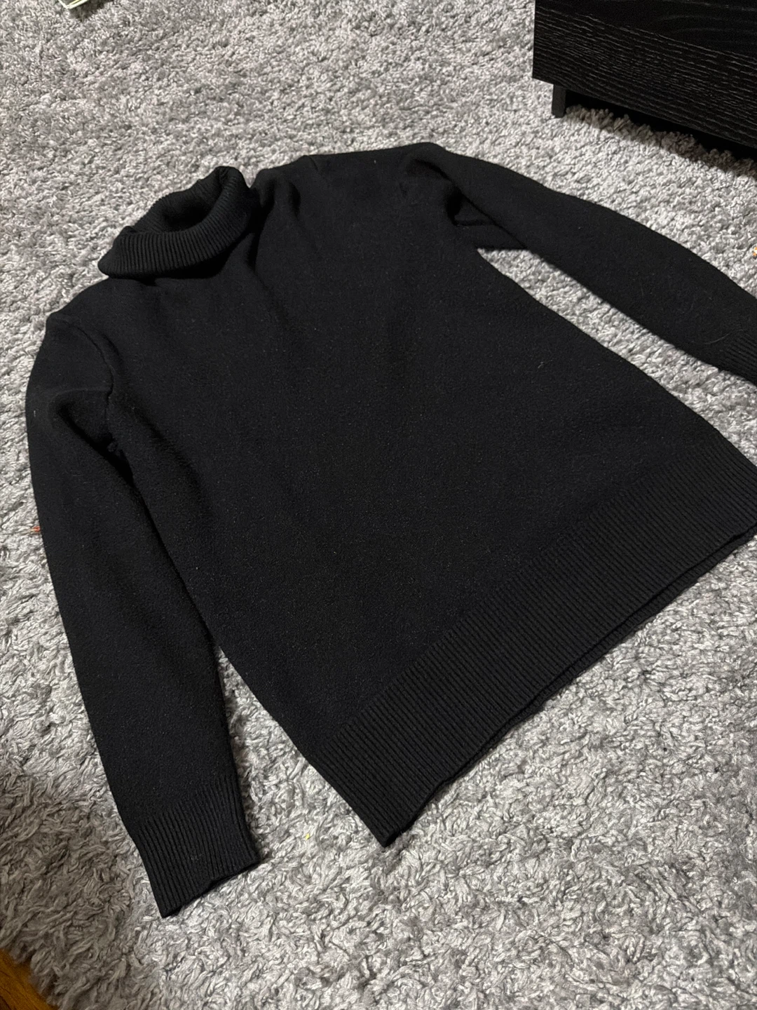 Black Turtleneck Sweater