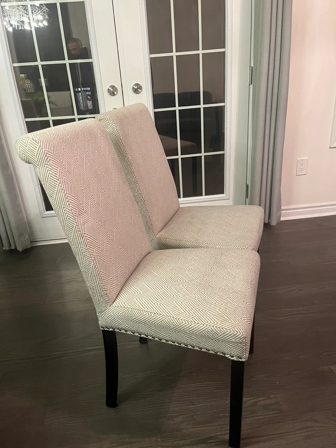 Set of 6 Upholstered Dining Chairs