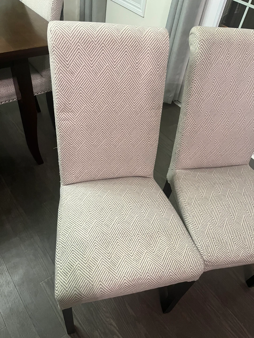 Set of 6 Upholstered Dining Chairs - photo 2