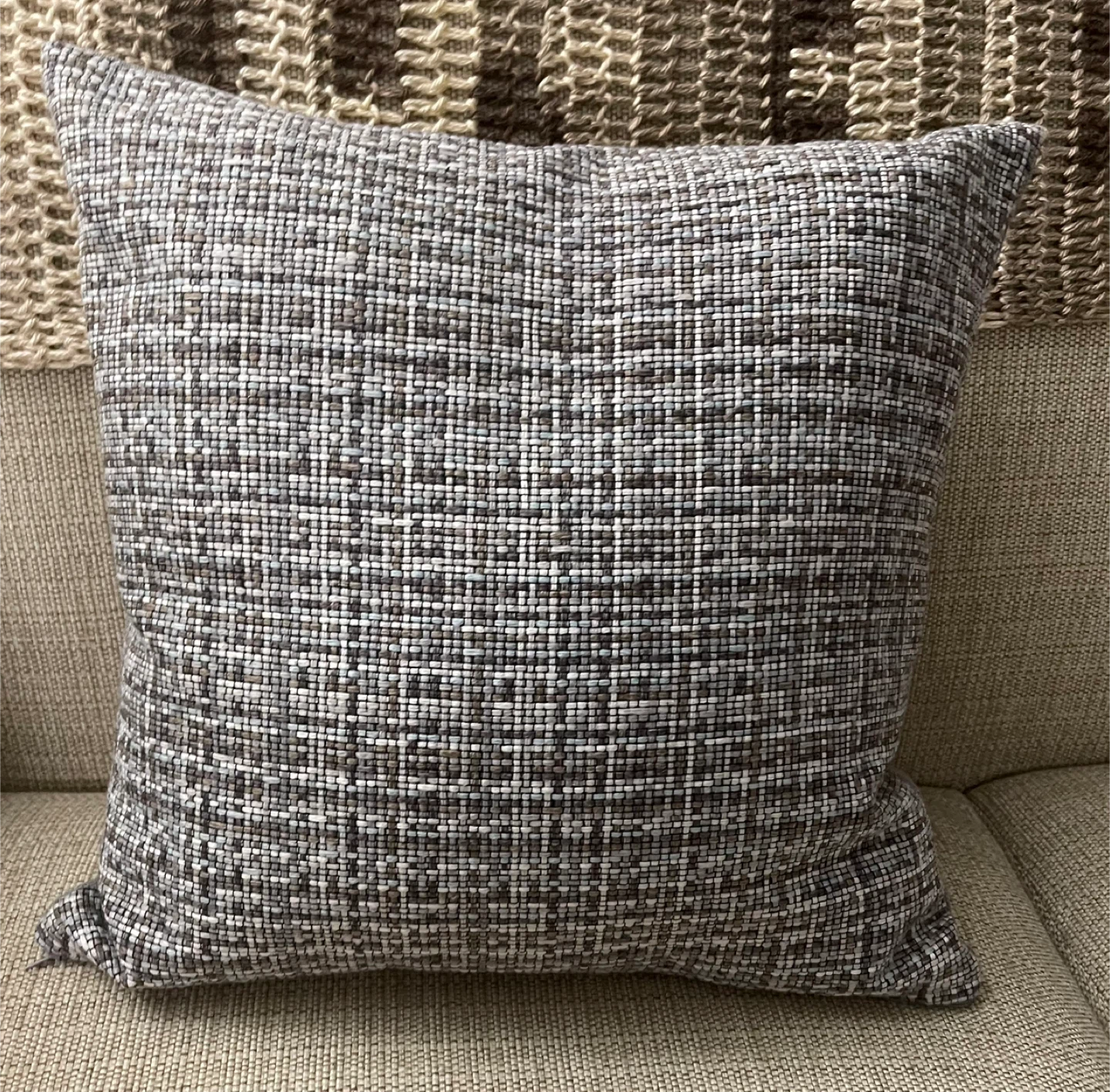 Set of 2 Square Decorative Accent Throw Pillows (Cushions) - photo 4