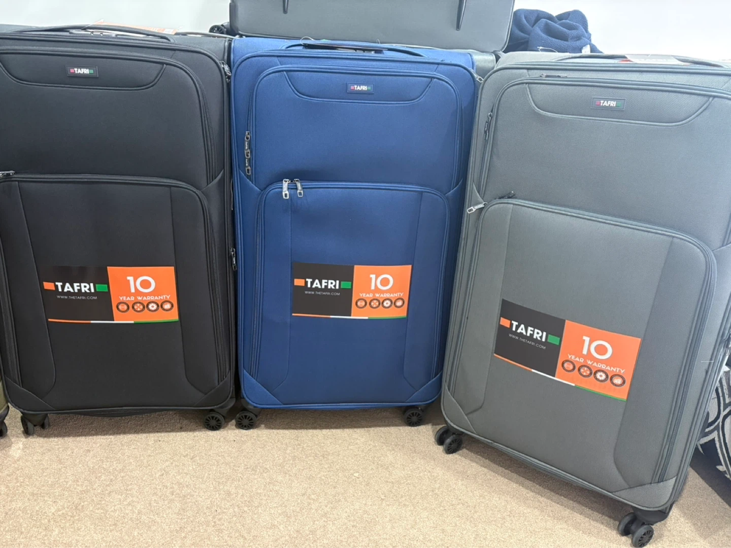 32” fabric soft luggage- Green, Black, Blue, Grey