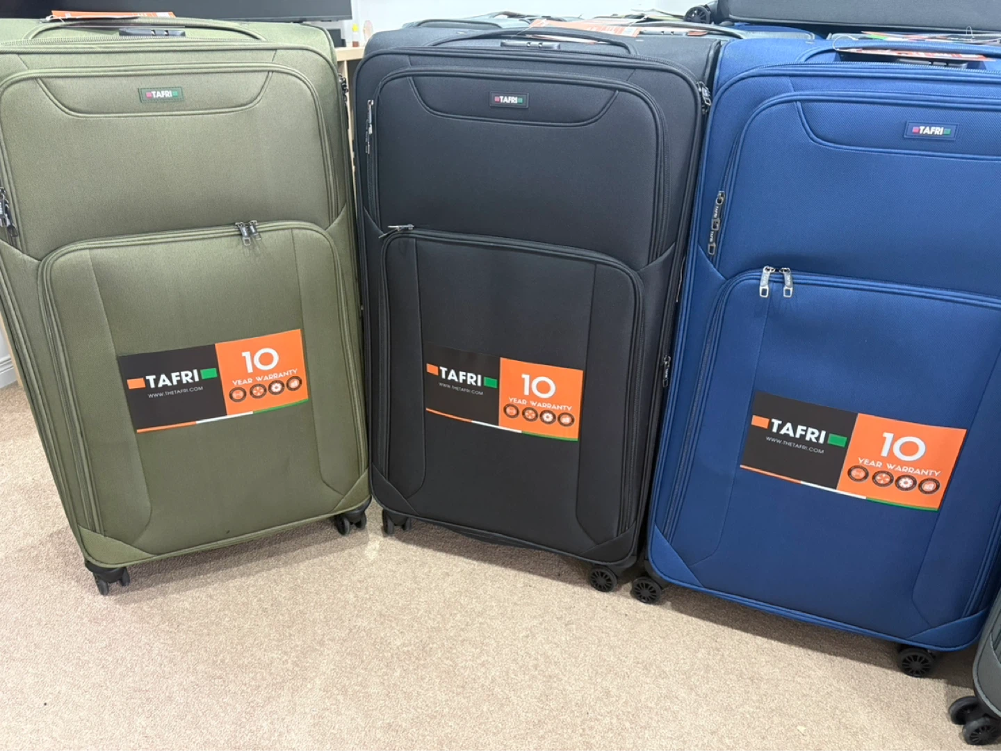 32” fabric soft luggage- Green, Black, Blue, Grey - photo 2