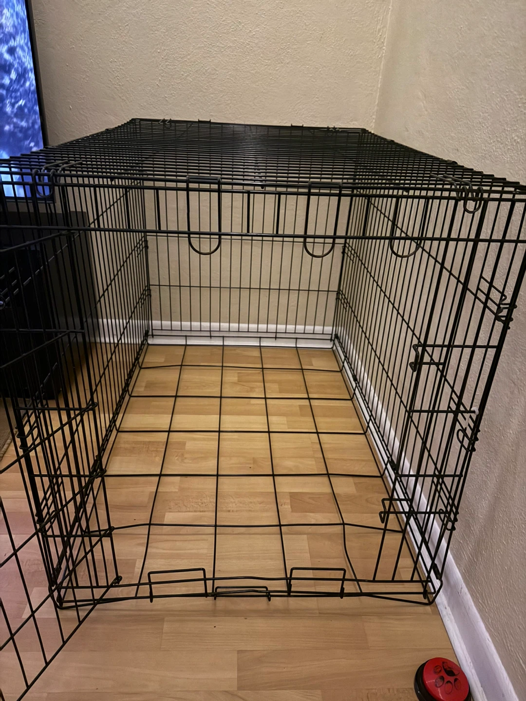 Large Black Wire Dog Crate