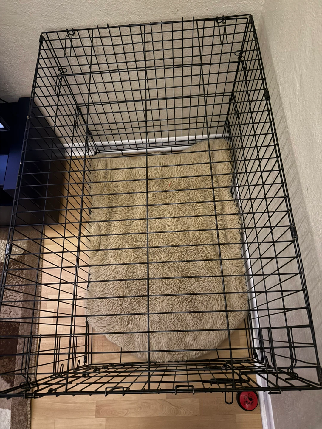 Large Black Wire Dog Crate - photo 2