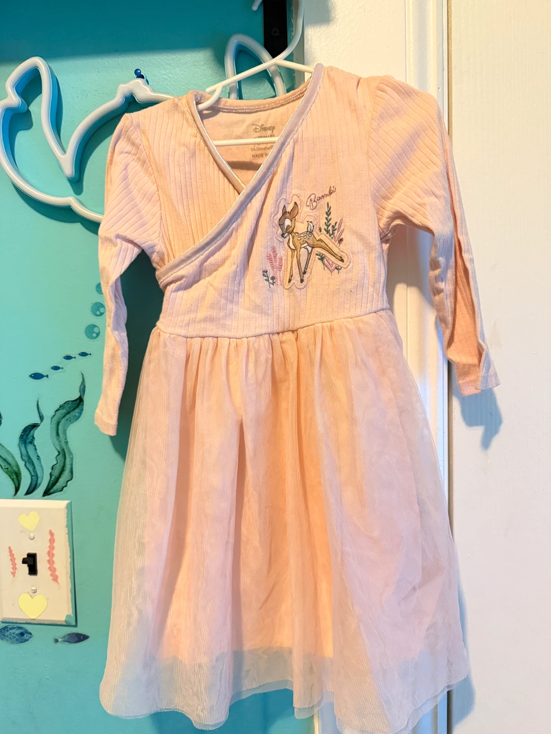 Disney Bambi Dress - Pink - 24-36 Months
