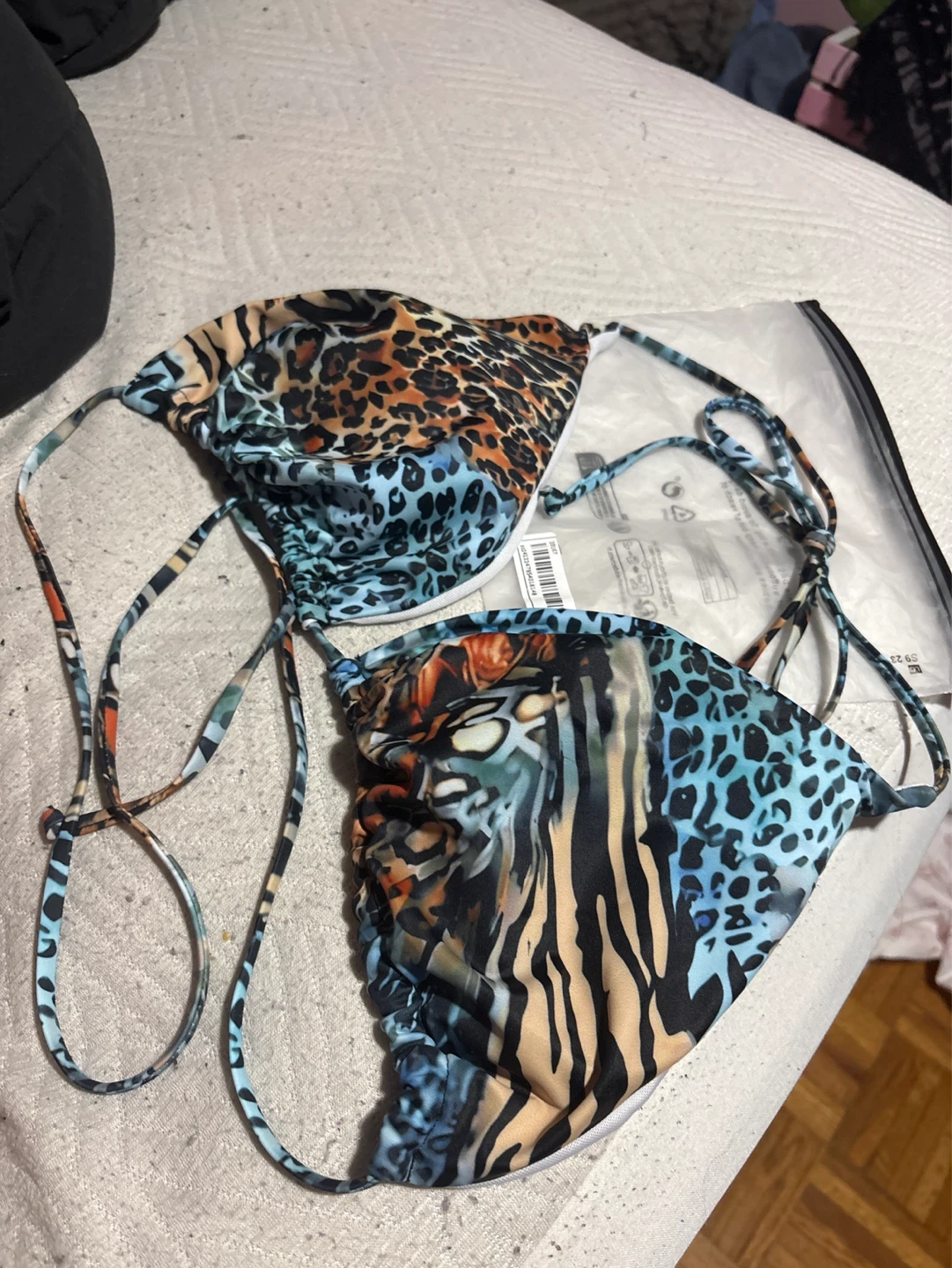 Women's Animal Print Bikini Top - photo 2