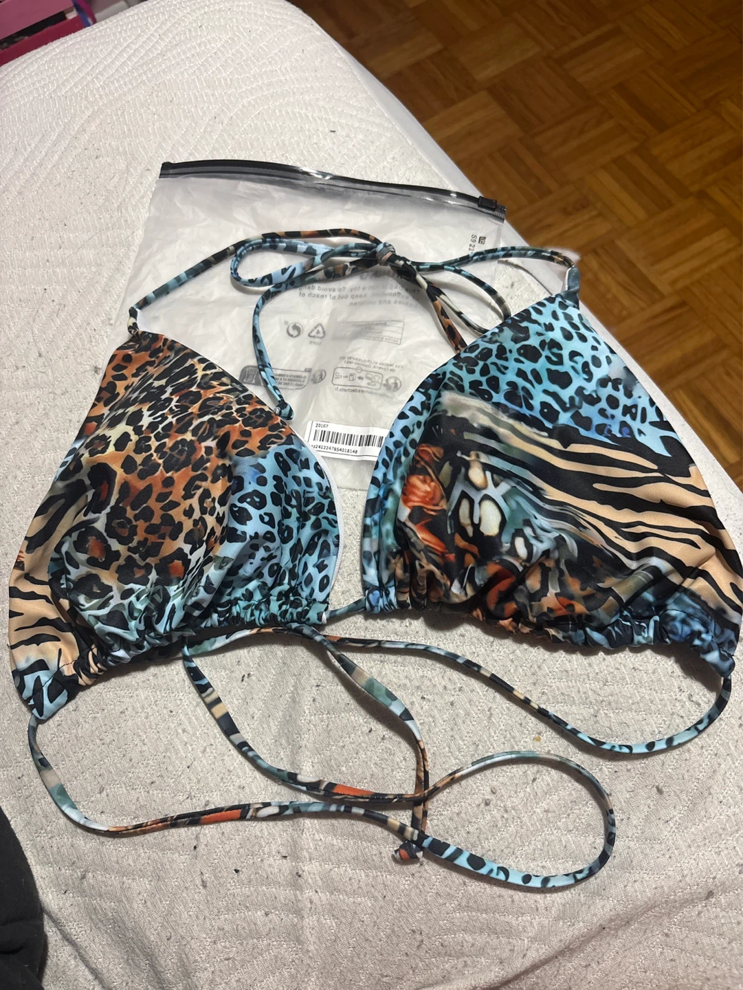 Women's Animal Print Bikini Top