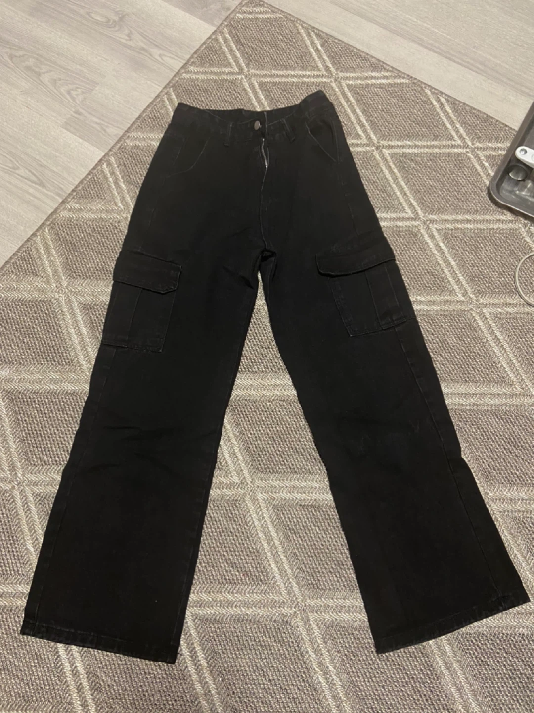 Black Cargo Pants Size S