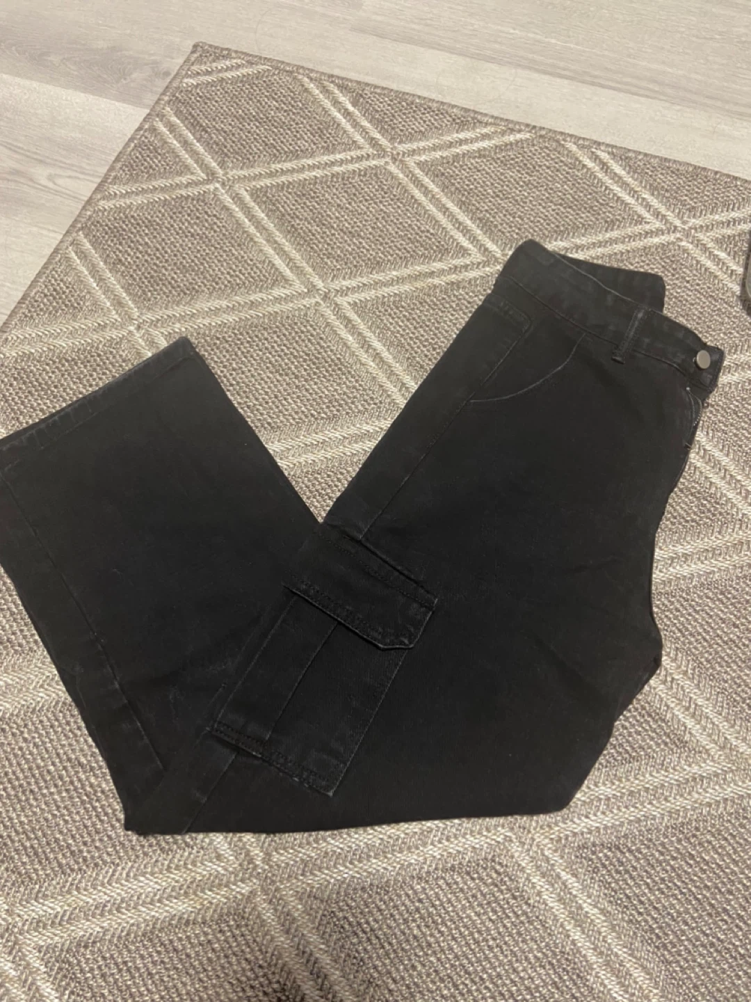 Black Cargo Pants Size S - photo 3