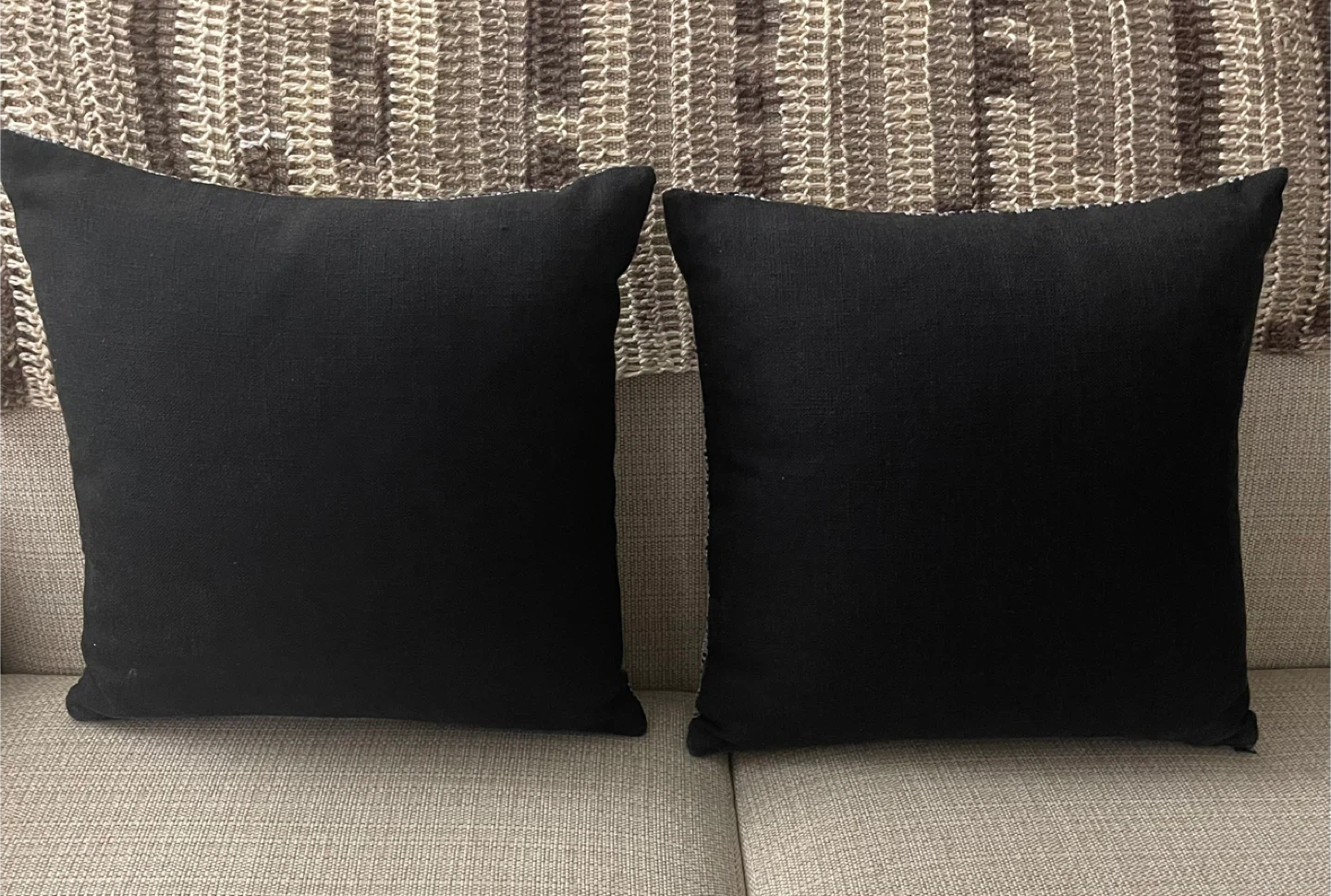 Set of 2 Square Decorative Accent Throw Pillows (Cushions) - photo 4
