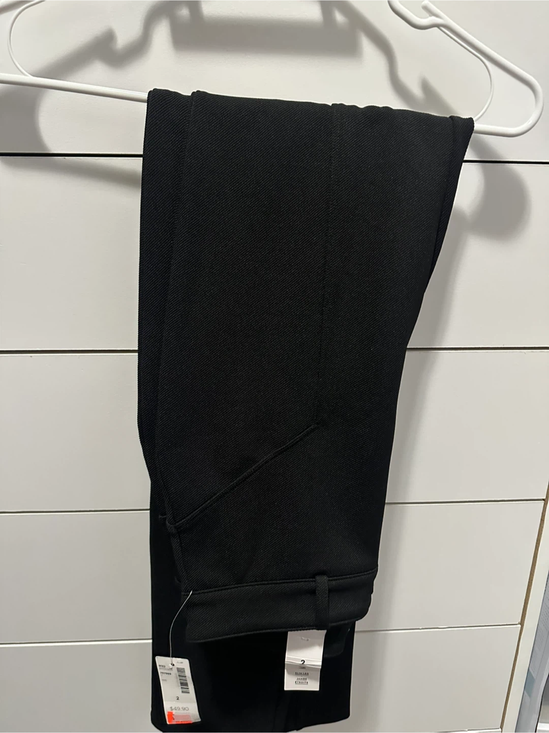 Black Slim Leg Pants - Size 2