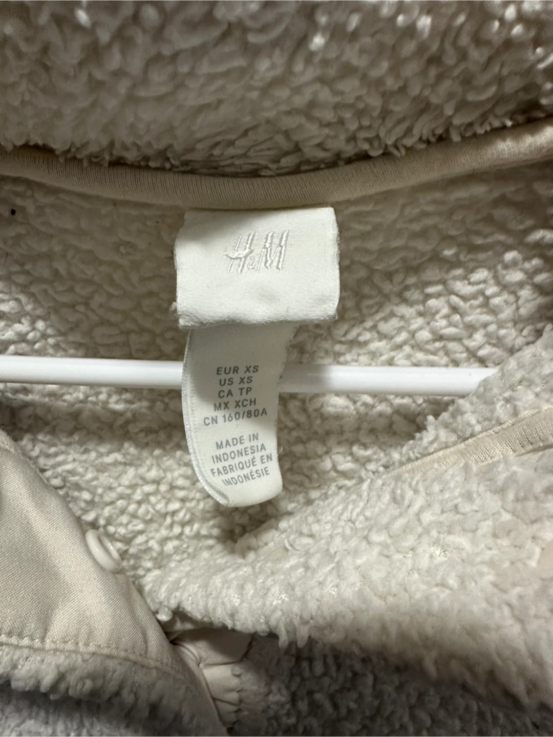 H&M Sherpa Fleece Pullover Sweater XS - photo 2