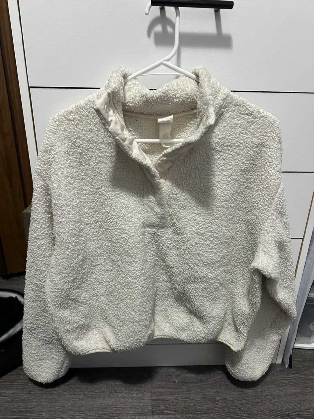 H&M Sherpa Fleece Pullover Sweater XS