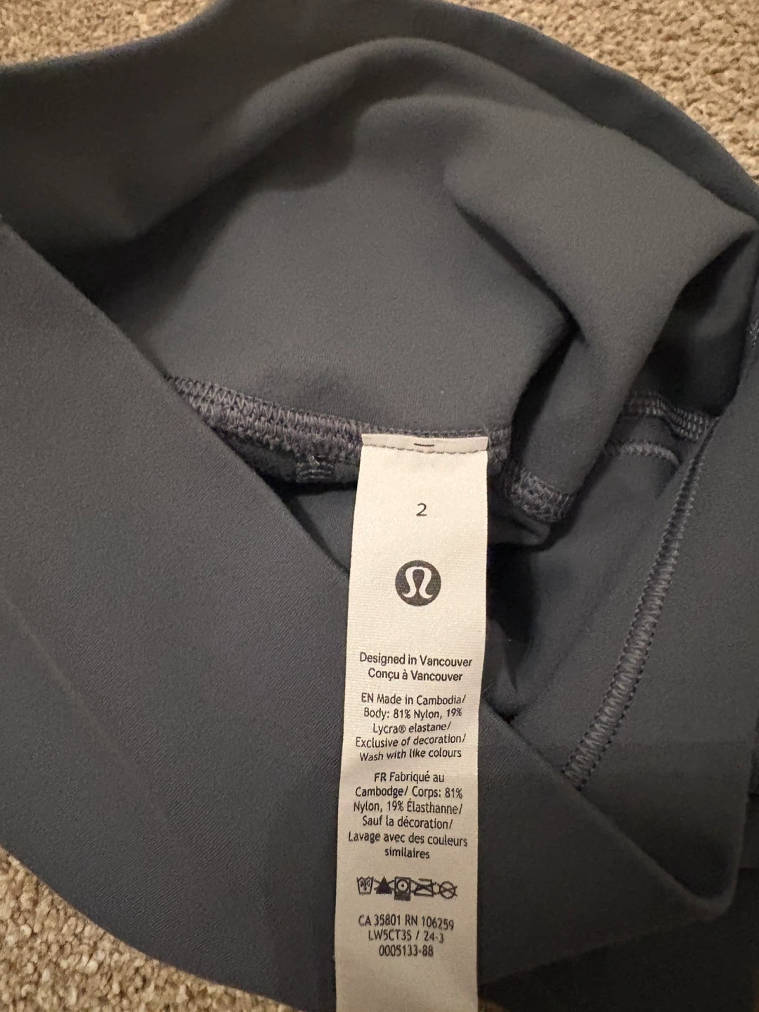 Lululemon Align Size 2 Leggings Grey - photo 5