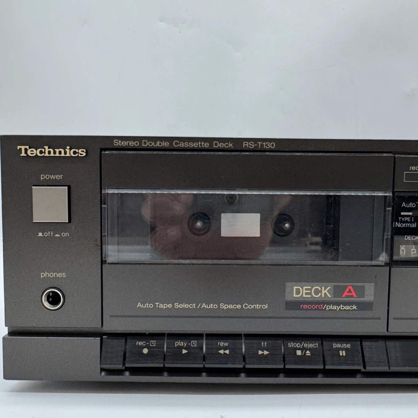 Technics RS-T130 Double Cassette Deck Tested, Both Side Working - photo 2