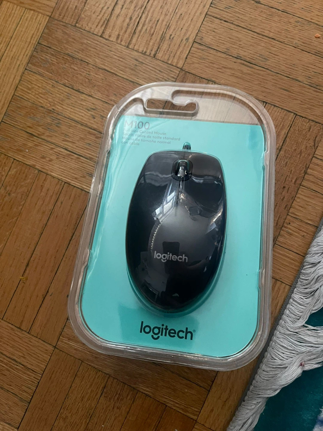 Logitech M100 Corded Mouse - Black