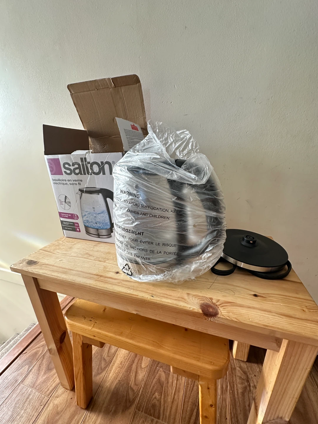 Salton 1.7L Glass Electric Kettle - photo 2