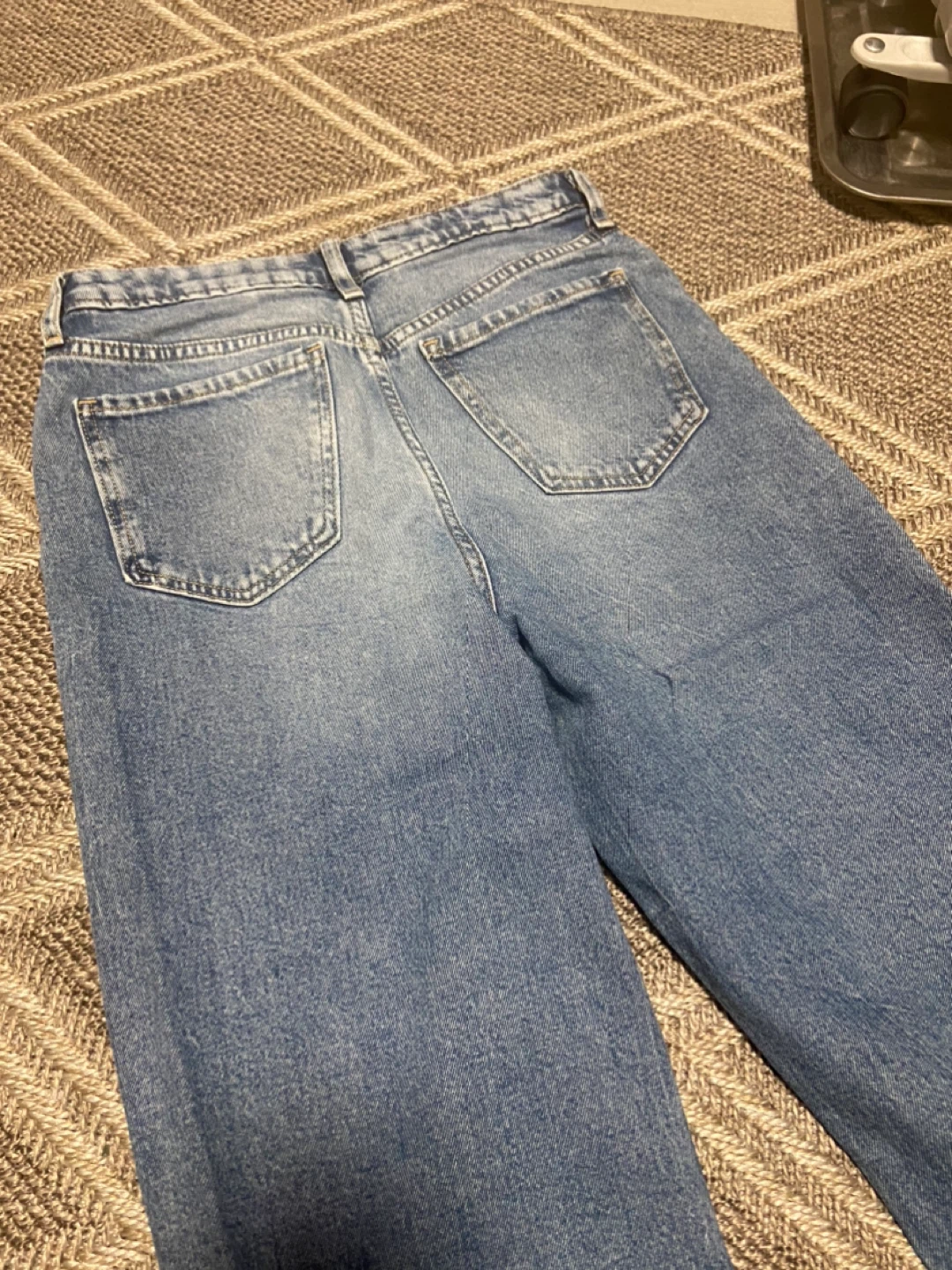 H&M Relaxed Fit High Waist Denim Jeans - Kids Size 11-12 - photo 2