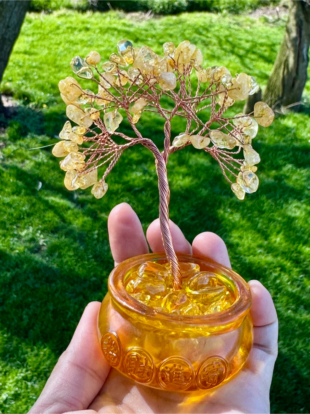 Citrine Crystal Gemstone Tree Decor - photo 2