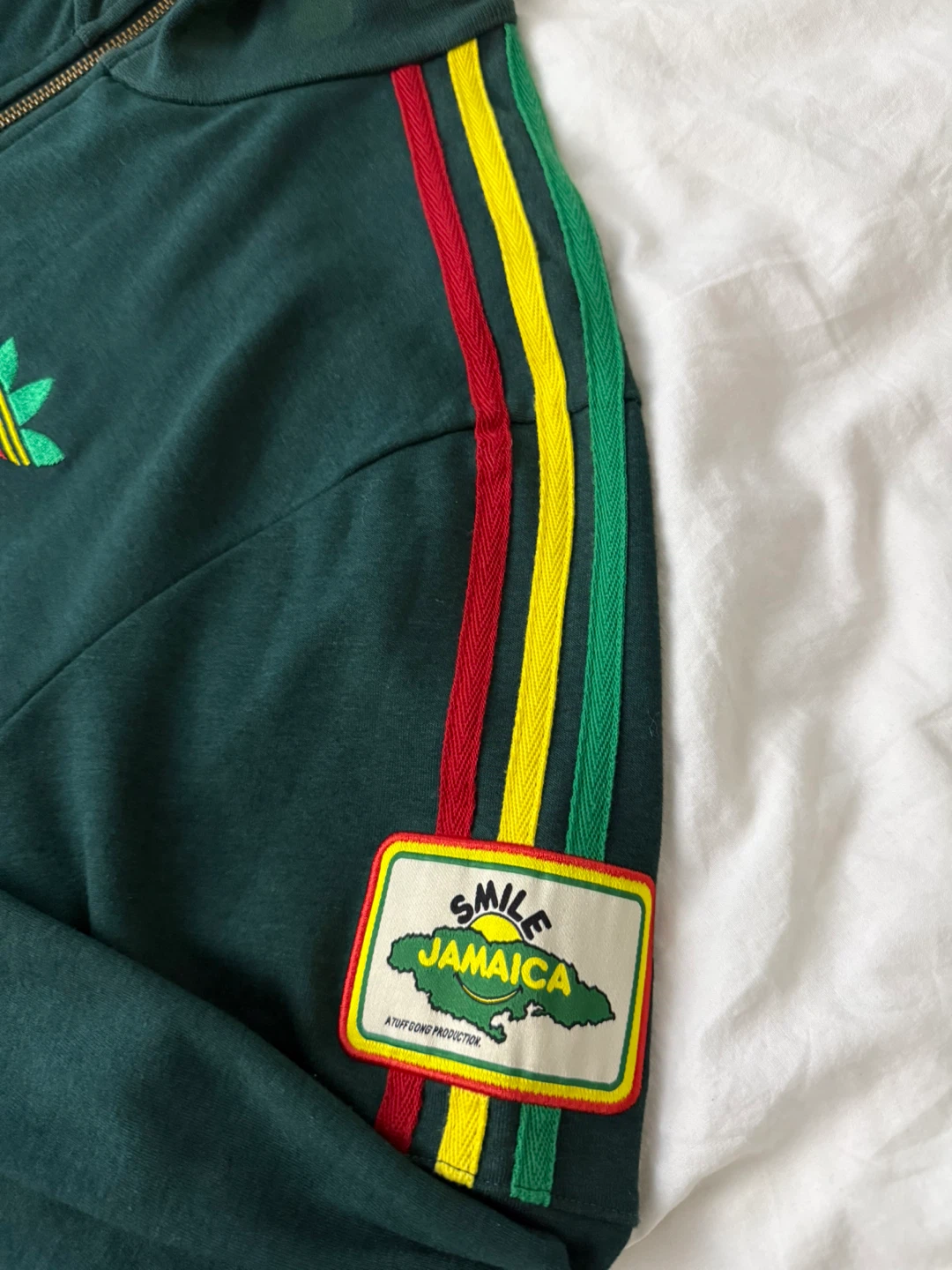 RARE Adidas Originals 2007 Bob Marley Tuff Gong Track Top Jacket - photo 5