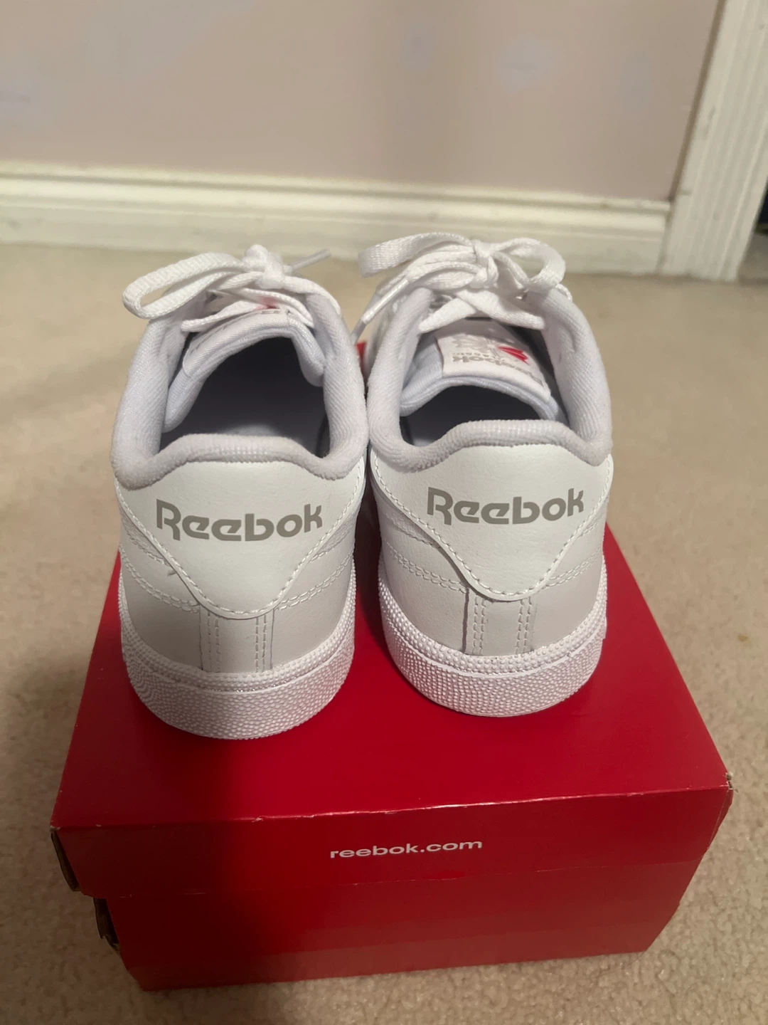 Reebok Club C 85 White Leather Sneakers - photo 2