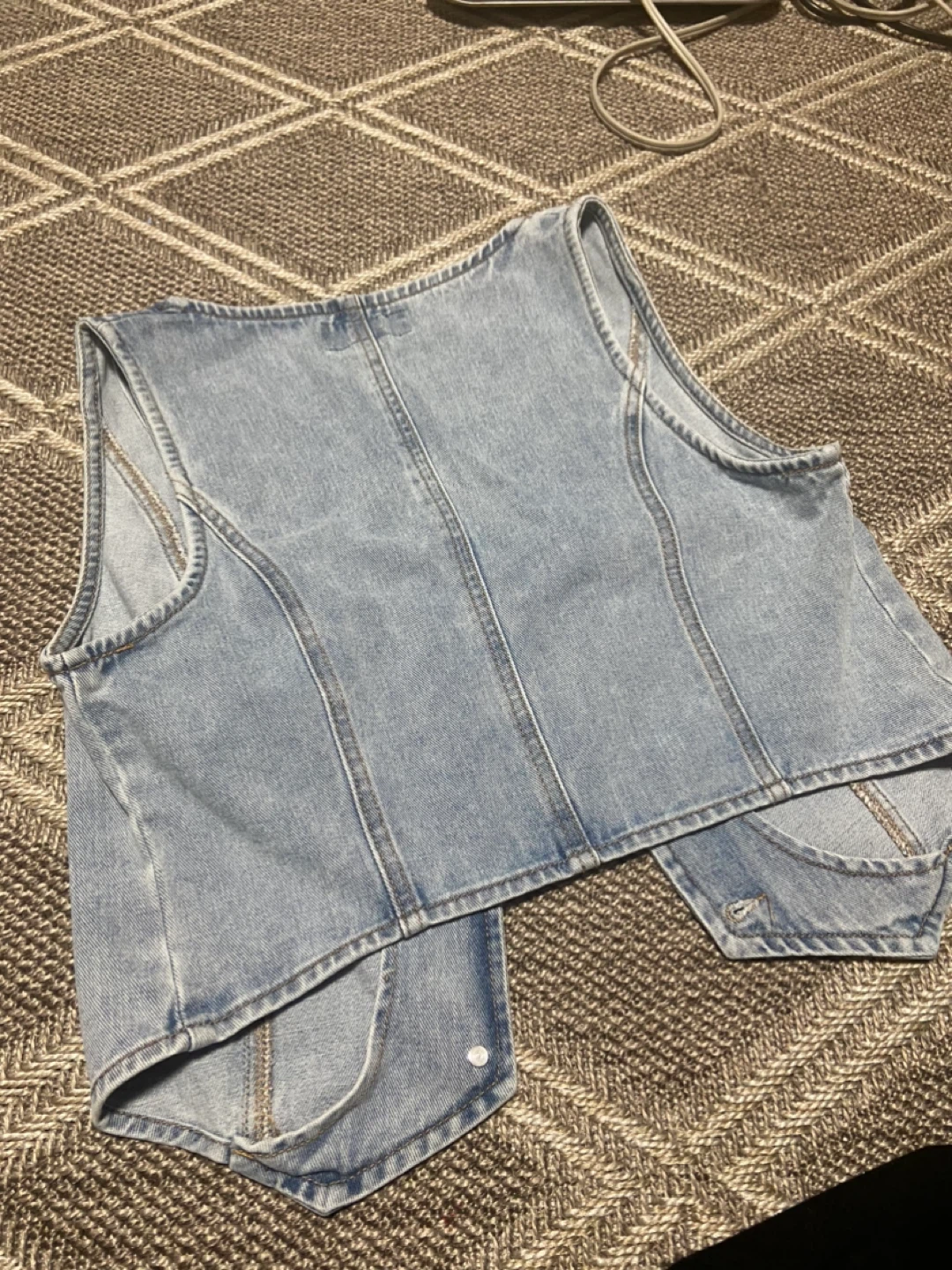 Refuge Denim Vest - Size M - photo 2