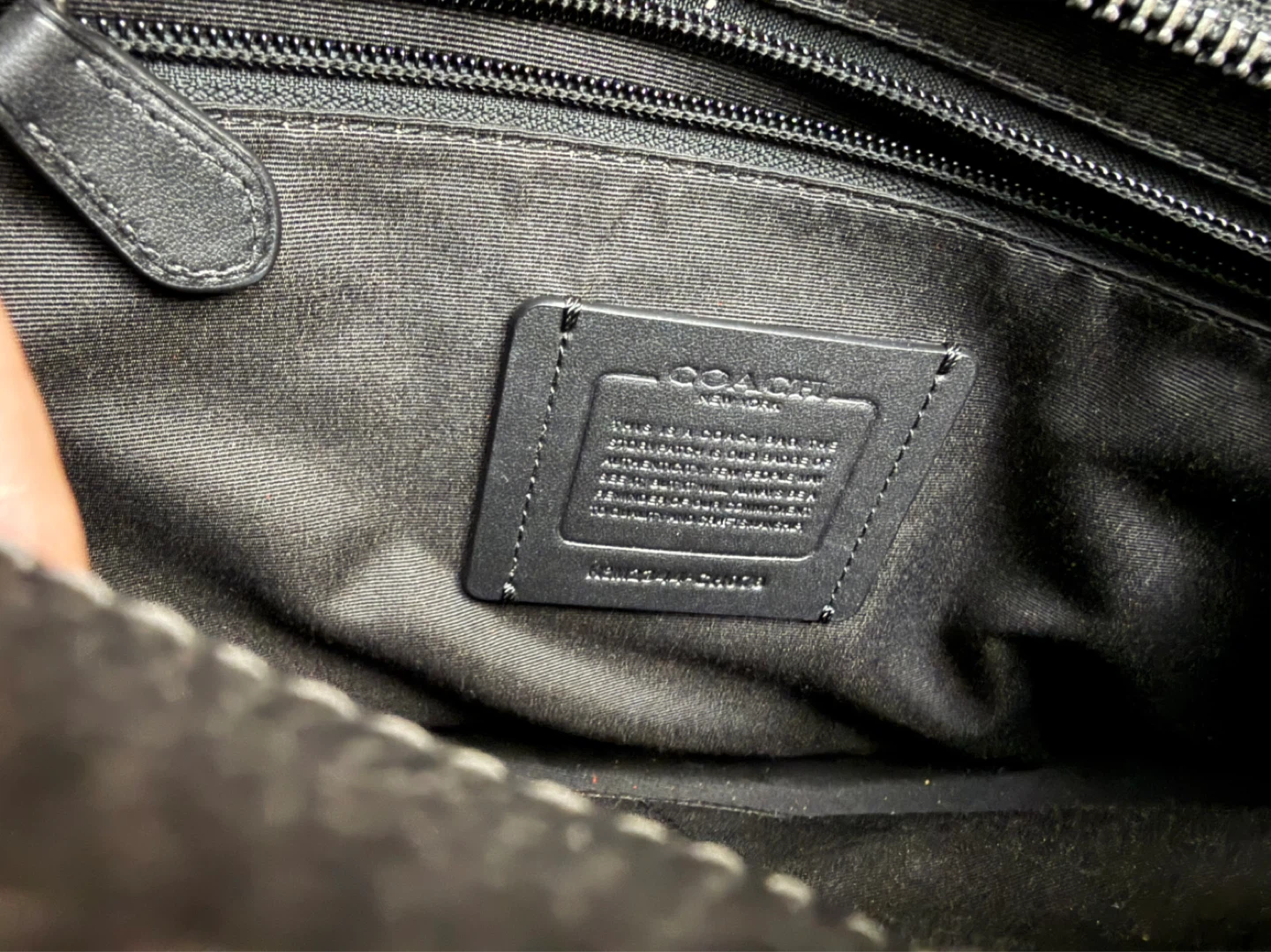 Coach District Crossbody Bag Charcoal/Black - photo 4