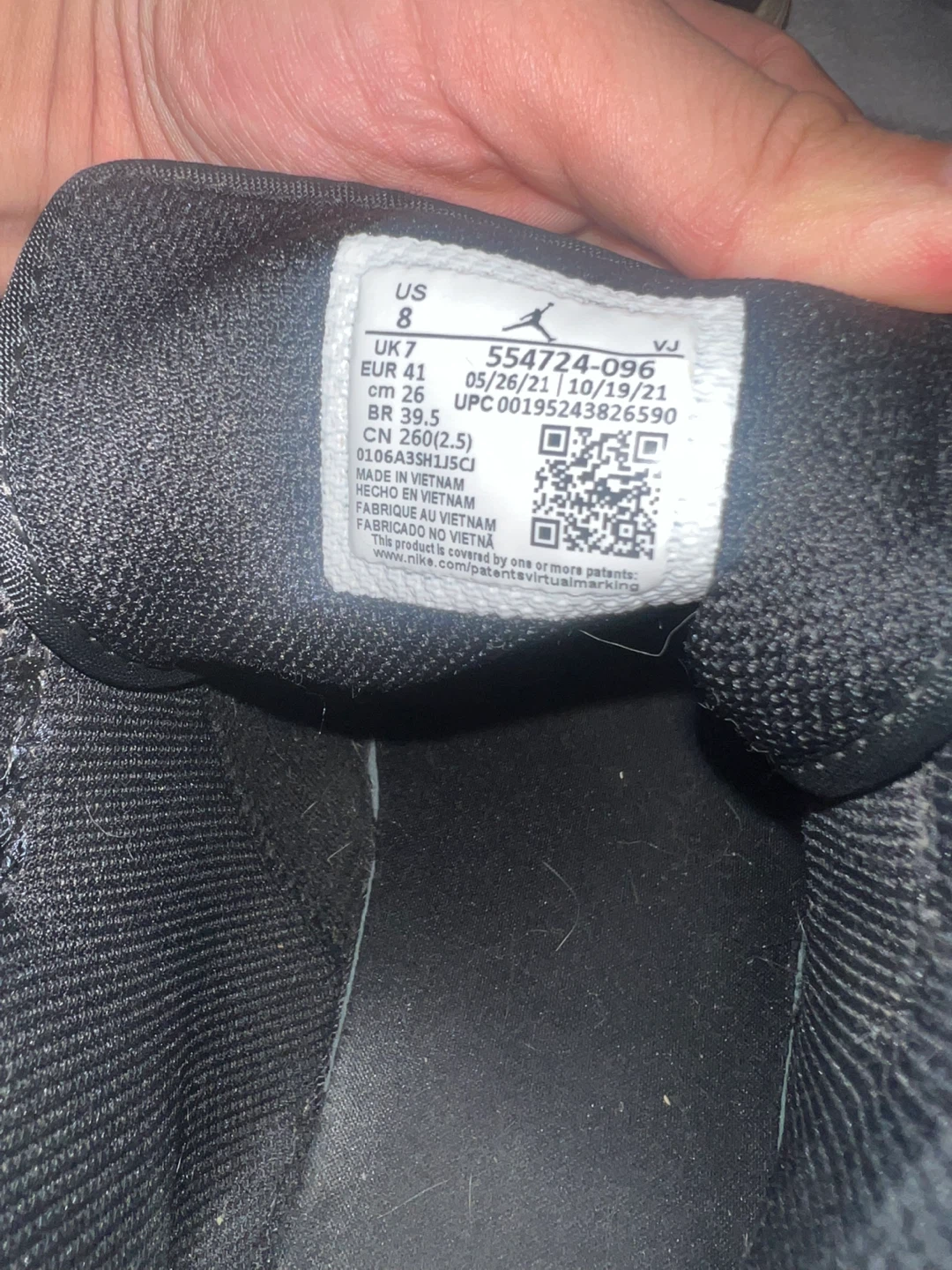 Air Jordan 1 Mid SE 'Light Smoke Grey' Size 8 - photo 3
