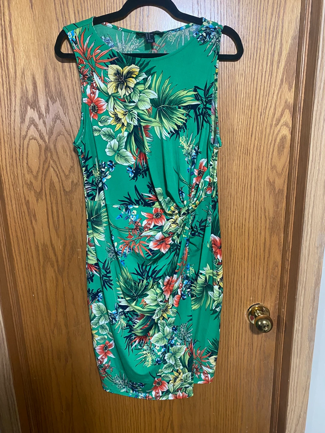 Plus Size Floral Print Dress